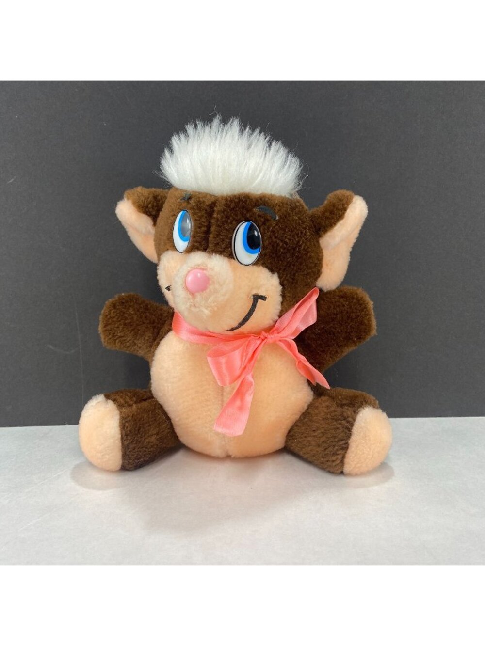 Vintage Superior Toy and Novelty Carnival Prize Plush Brown Mouse